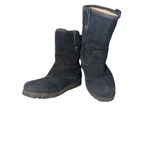UGG Australia Waterproof Boots Black Size 3 Youth Women's Snow Winter Warm B80